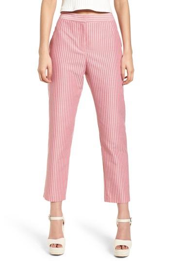 Women's Wayf Piper High Waist Crop Pants - Red