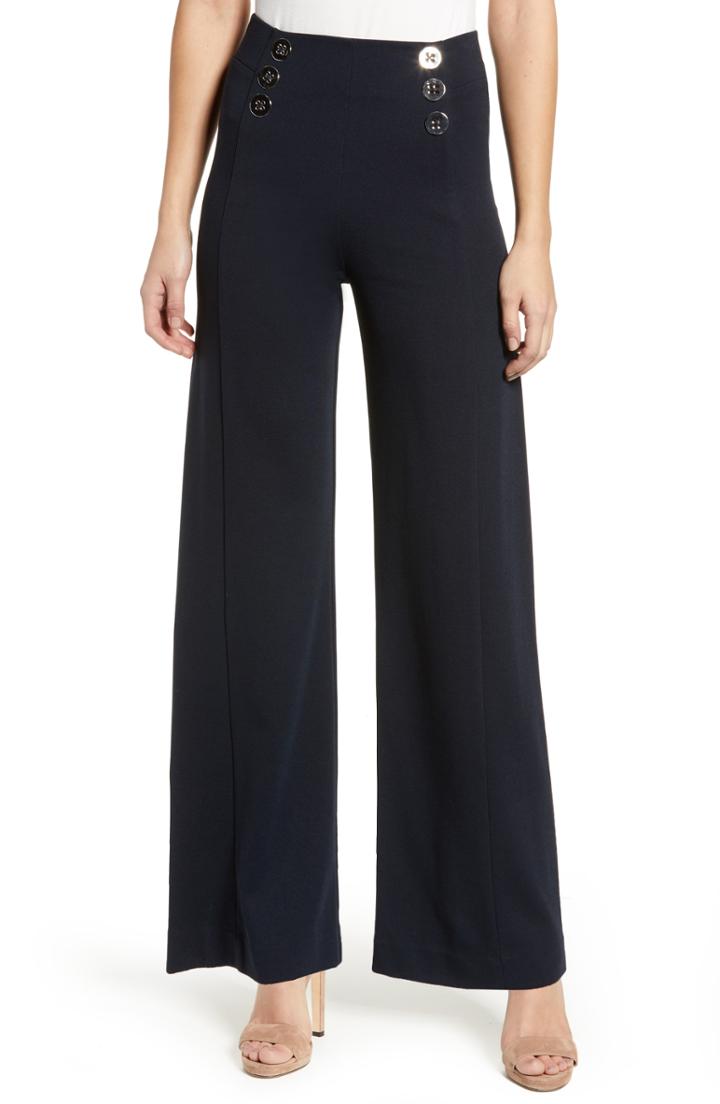 Women's Bailey 44 Pontoon Wide Leg Pants - Black