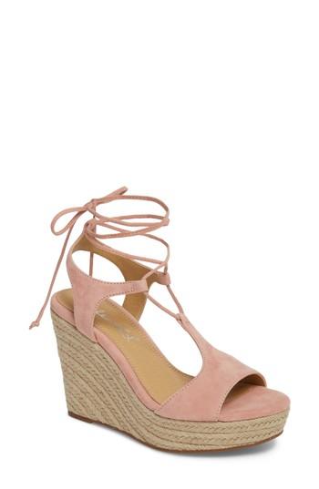 Women's Splendid Fianna Espadrille Wedge Sandal M - Pink