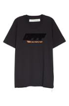Women's Off-white Obstacles Casual Tee, Size - Black