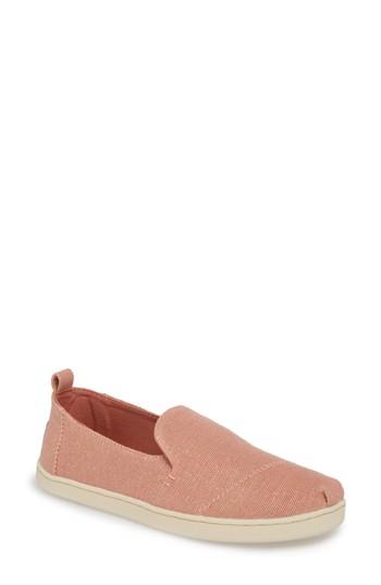 Women's Toms Deconstructed Alpargata Slip-on .5 B - Pink