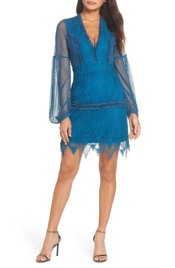 Women's Foxiedox Gloria Lace Dress - Blue/green