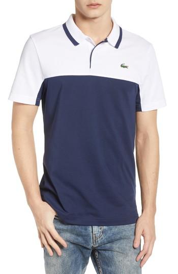 Men's Lacoste Pique Cotton Blend Polo (xxl) - White