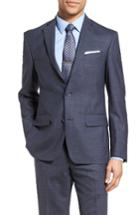 Men's Nordstrom Men's Shop Trim Fit Wool Blazer R - Blue