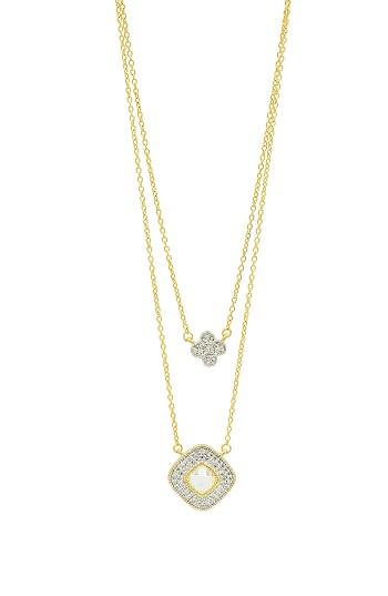 Women's Freida Rothman Visionary Fusion Drop Pendant Necklace