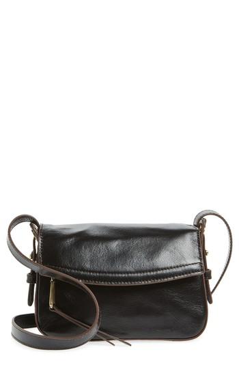 Hobo Singer Leather Crossbody Bag - Black