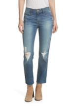 Women's Frame Le High Double Needle Straight Leg Jeans - Blue