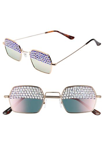 Women's Rad + Refined Crystal Lens Square Sunglasses -