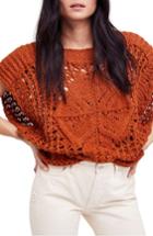 Women's Free People Diamond In The Rough Sweater - Orange