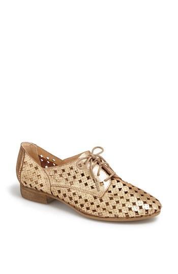 Seychelles 'scamp' Cutout Oxford Gold Metallic