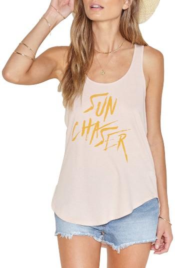 Women's Amuse Society Graphic Tank - Pink