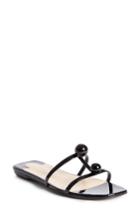Women's Christian Louboutin Atonetta Ornament Slide Sandal .5us / 36.5eu - Black