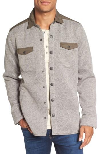 Men's Jeremiah Quilted Fleece Shirt Jacket