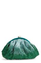Nordstrom Ombre Beaded Pouchette - Green