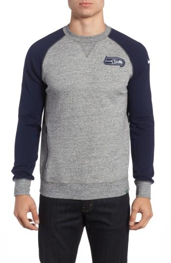 Men's Nike Aw77 Nfl Raglan Crewneck Sweatshirt