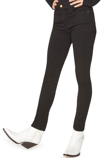 Women's Sanctuary Social Standard Skinny Jeans - Black