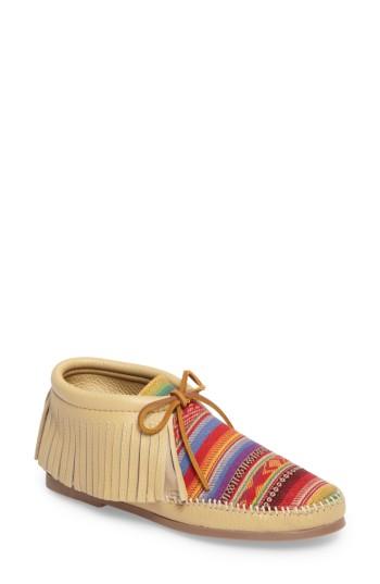 Women's Minnetonka Tierra Bootie M - Beige