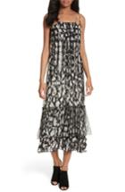 Women's Tracy Reese Double Layer Silk Slipdress - Black