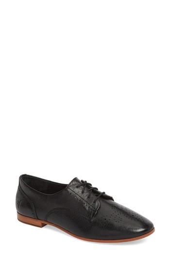 Women's Frye Terri Perforated Oxford .5 M - Black