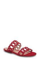 Women's Schutz Yaslin Slide Sandal M - Red