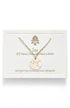 Women's Ija 'large Zodiac' 14k-gold Fill Necklace