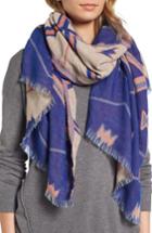 Women's Bp. Geo Print Scarf, Size - Beige