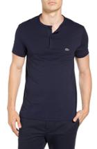 Men's Lacoste Henley T-shirt (s) - Blue