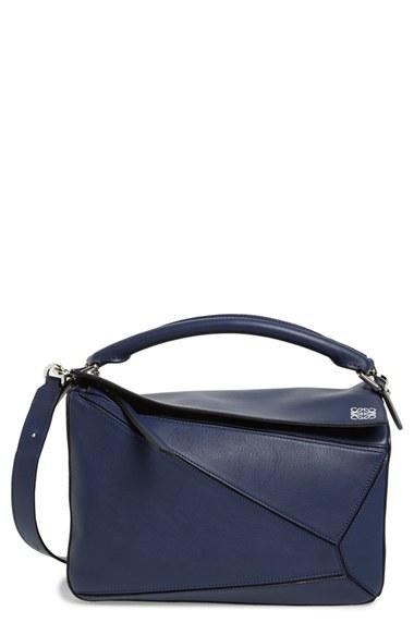 Loewe 'puzzle' Leather Bag - Blue