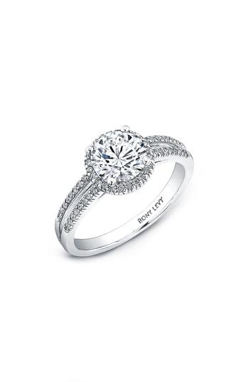 Women's Bony Levy Pave Diamond & Cubic Zirconia Split Band Ring (nordstrom Exclusive)