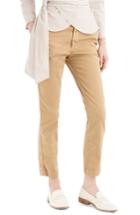 Petite Women's J.crew High Rise Slim Boy Chino Pants P - Brown