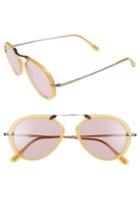 Women's Tom Ford 'aaron' 53mm Sunglasses - Shiny Yellow/ Violet