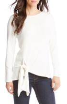 Women's Karen Kane Tie Front Top - Ivory