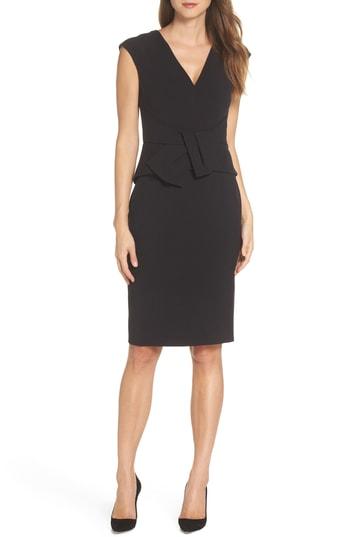 Women's Vince Camuto Bow Sheath Dress - Black
