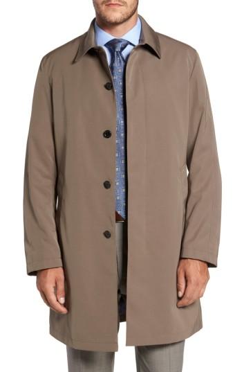 Men's Sanyo Leonard Micro Poly Rain Coat L - Beige