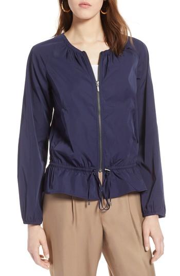 Women's Halogen Drawstring Jacket - Blue