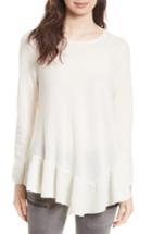 Women's Joie Tambrel N Wool & Cashmere Asymmetrical Sweater Tunic - White