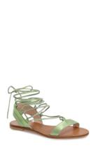Women's Kristin Cavallari 'belle' Lace-up Sandal .5 M - Green
