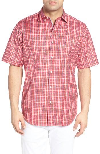 Men's Bugatchi Classic Fit Check Seersucker Sport Shirt