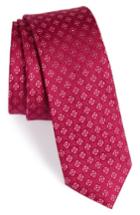 Men's The Tie Bar Bedrock Floral Silk Tie, Size - Purple