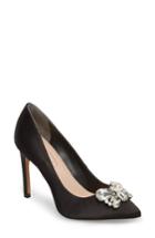 Women's Avec Les Filles Chiara Embellished Pointy Toe Pump M - Black