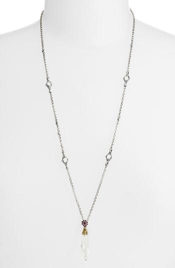 Women's Konstantino Pythia Long Crystal Pendant Necklace