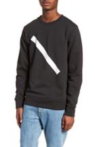 Men's Saturdays Nyc Bowery Slash Sweatshirt - Black