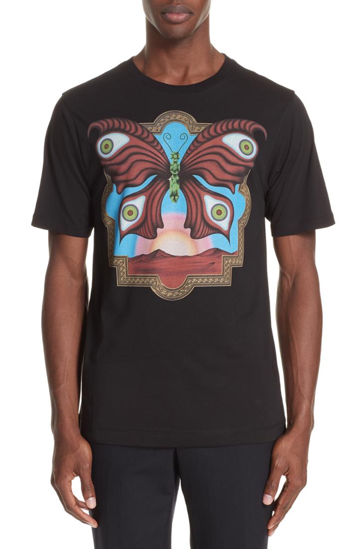 Men's Dries Van Noten Butterfly T-shirt