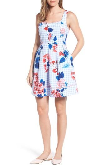Women's Draper James Garden Party Cotton Sundress - Blue