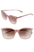 Women's Bobbi Brown The Lara 56mm Cat Eye Sunglasses - Ople Burgundy