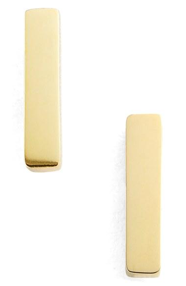 Women's Seoul Little Bar Stud Earrings