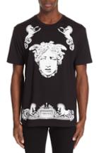 Men's Versace Horse & Head Graphic T-shirt - Black