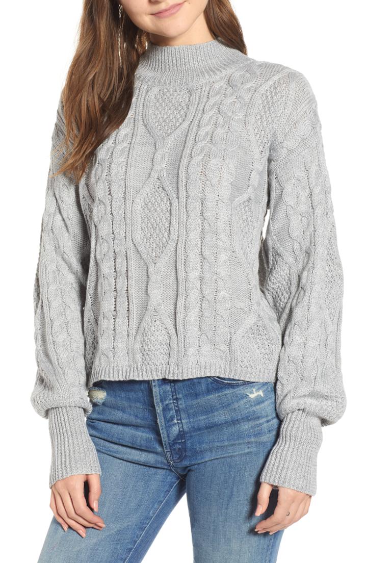 Women's Somedays Lovin Dusk Till Dawn Cable Sweater - Grey