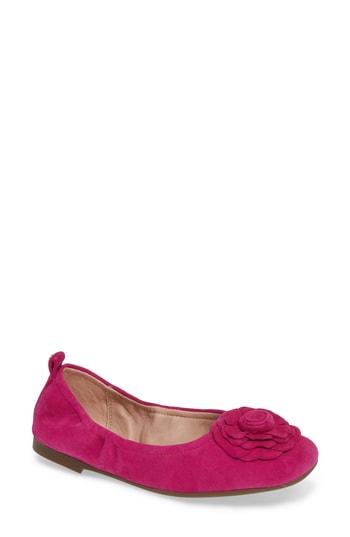 Women's Taryn Rose Rosalyn Ballet Flat .5 M - Pink