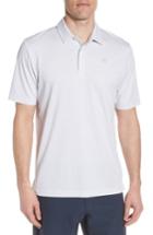 Men's Travis Mathew Reece Pinstripe Polo - White